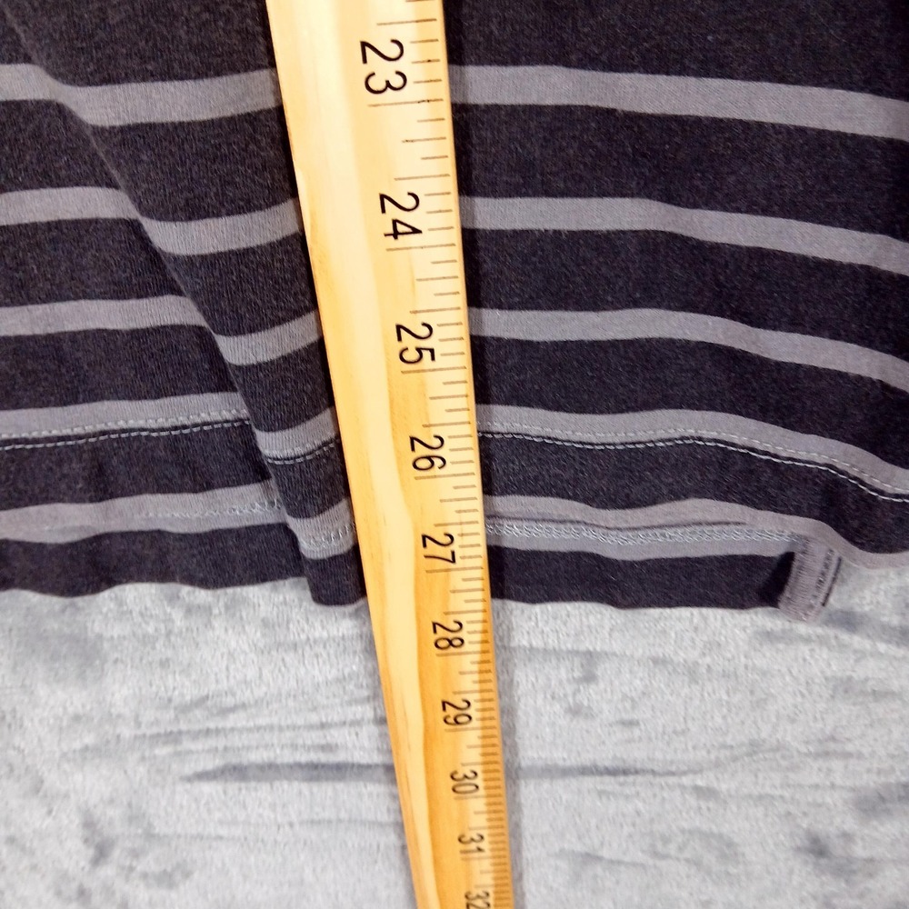 Marc Ecko Cut & Sew‎ Polo Shirt Mens Large Gray Striped Pocket Cotton Casual - Picture 5 of 9